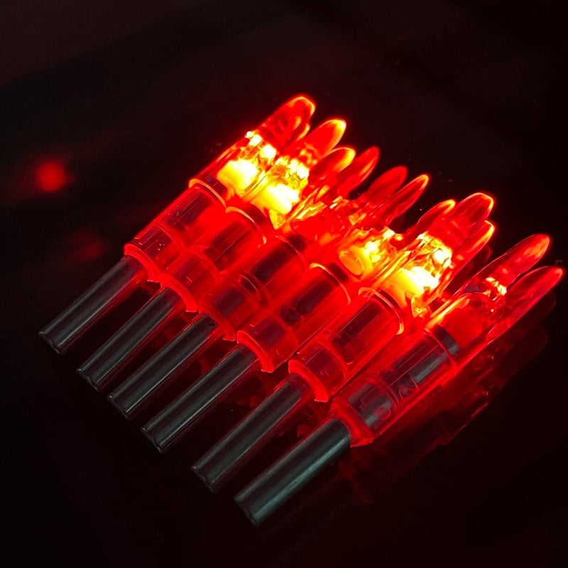 LEANPRO Store 6/12 PCS S Lighted Nocks for Arrows .244"/6.2mm Inside Diameter Lighted Arrow Nocks for Archery Hunting - Image 5